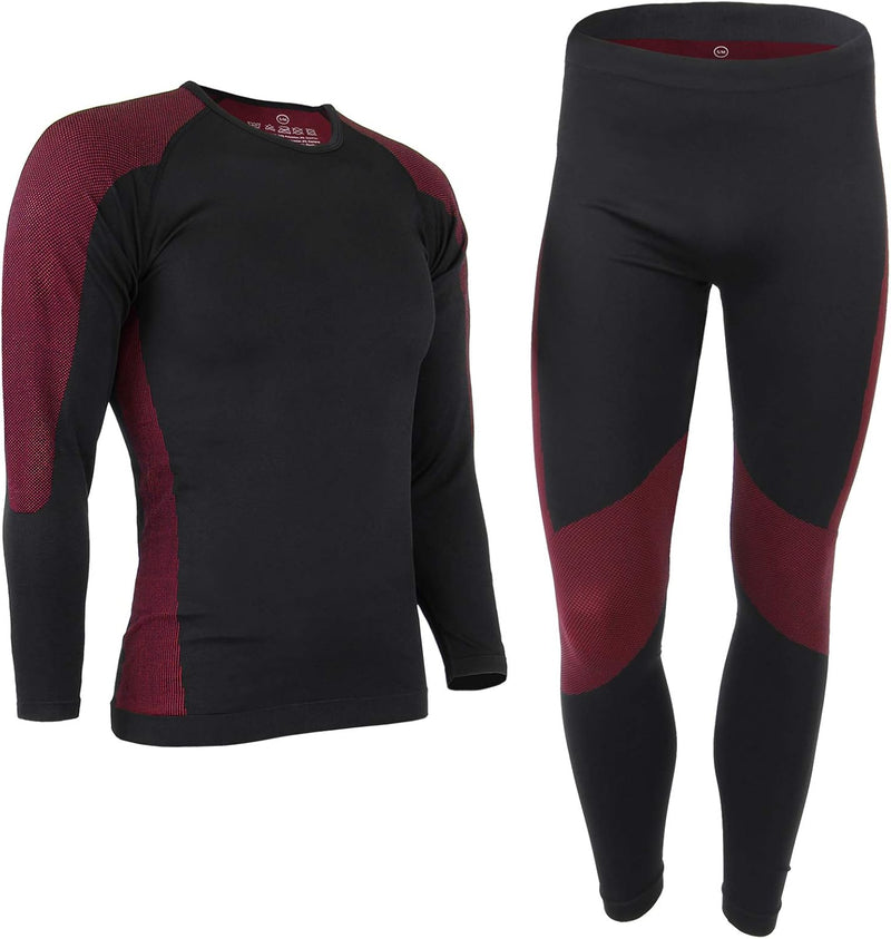ALPIDEX Men's Functional Underwear Thermal Underwear Ski Underwear - Breathable, Warming and Quick Drying