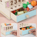AM ANNA Montessori Toys for Babies 6-12 Months, Wooden Baby Toys, 5 in 1 Wooden Ball Drop Toy & Coin Box Montessori Toys for Babies, Wooden Toys for 1 + Year (5 IN 1)