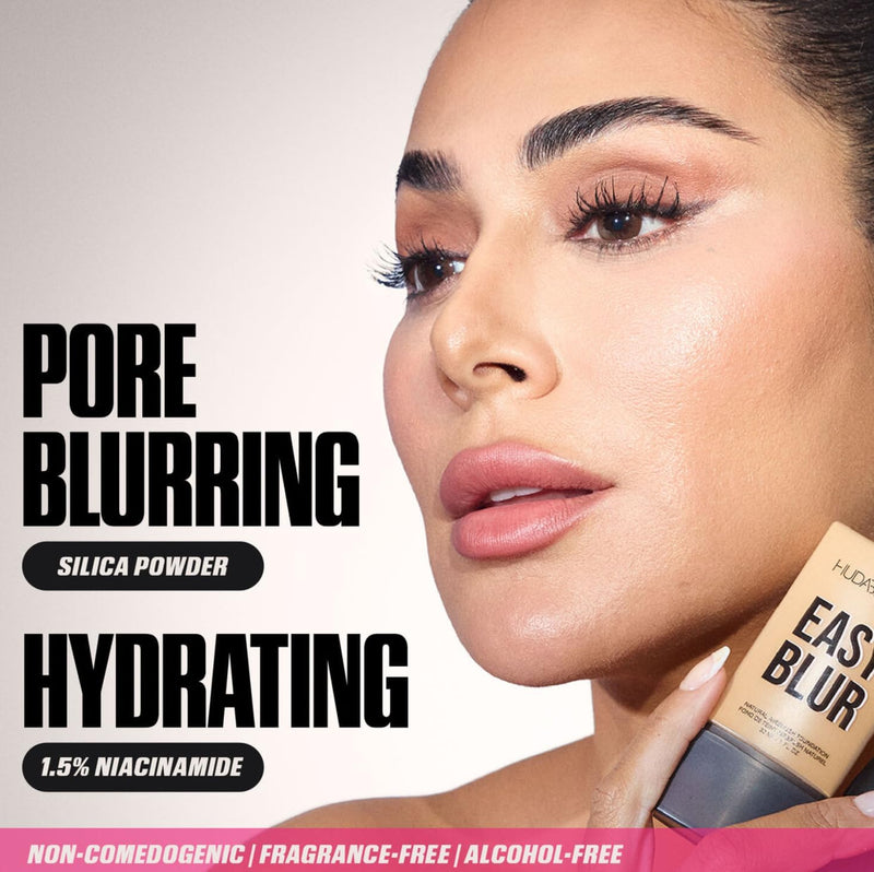 Huda Beauty Easy Blur Natural Airbrush Foundation, Cheesecake 250G, 30ml