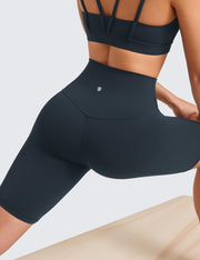 CRZ YOGA Womens Butterluxe Biker Shorts 8 "- High Waisted Workout Running Volleyball Spandex Yoga Shorts
