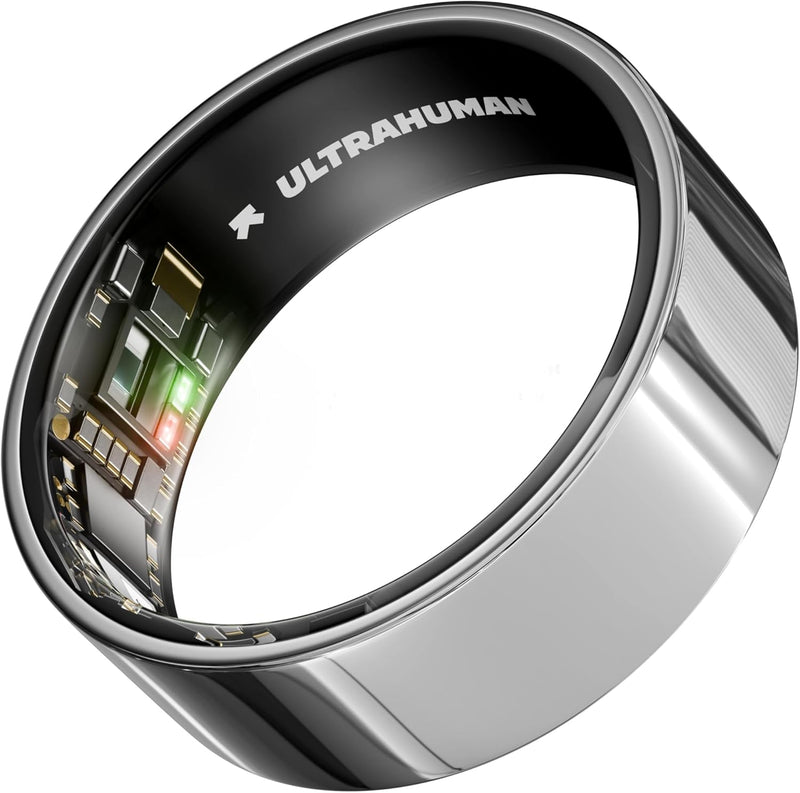 Ring AIR Sleep and Fitness Tracker, Smart Ring for Men and Women, No app fee for Standard Features, Up to 6 Days Battery Life - Space Silver 10