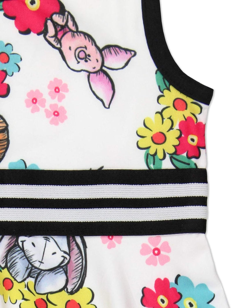 Minnie Mouse Daisy Duck Winnie The Pooh Piglet Tiger Baby Girls Toddler Fit and Flare Ultra Soft Dress
