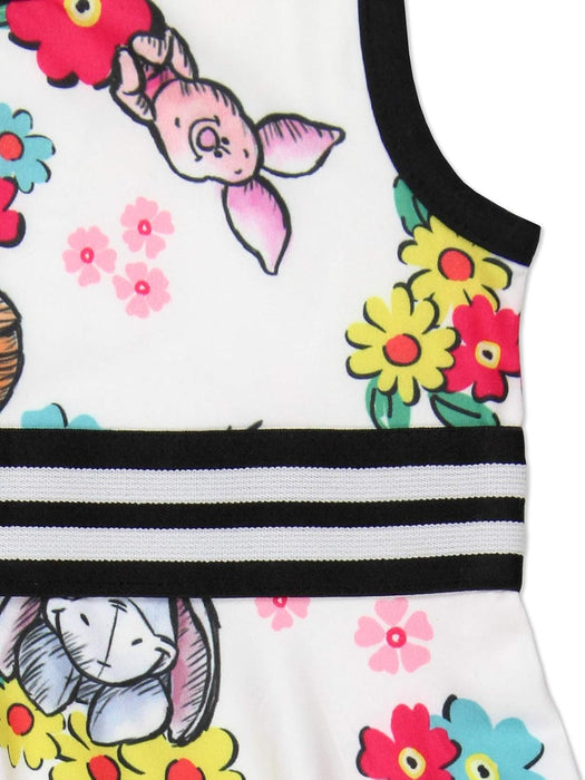 Minnie Mouse Daisy Duck Winnie The Pooh Piglet Tiger Baby Girls Toddler Fit and Flare Ultra Soft Dress