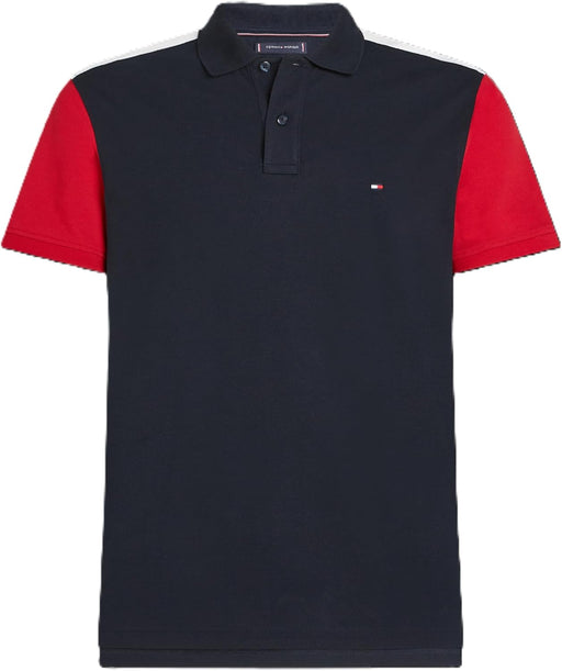 Mens Rwb blocking reg pol Polos (pack of 1) - Desert Sky