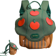 Children's School Bag, Cartoon Kindergarten Kids Snack Book Bag, Toddler Outing Backpack, Lightweight New Travel Bag - Green
