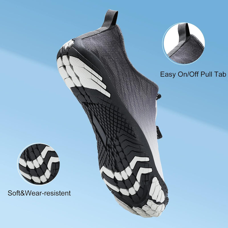 SYKT Water Shoes Mens Womens Quick-Dry Non-Slip Soft Barefoot Swimming Shoes Aqua Sports Outdoor Beach Surfing Diving Hiking Yoga Shoes