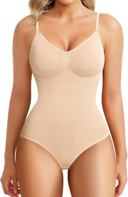 Women Brabic Bodysuit Shapewear for Women Tummy Control shapewear bodysuit - Beige Brief
