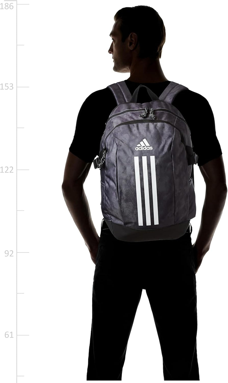 Adidas Power Graphics Unisex Adults Backpack Multco/White Size One size