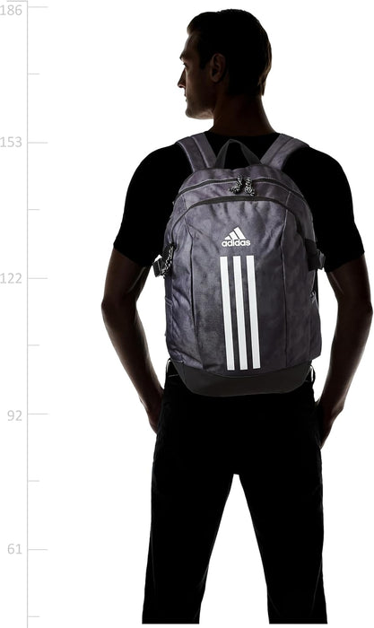 Adidas Power Graphics Unisex Adults Backpack Multco/White Size One size