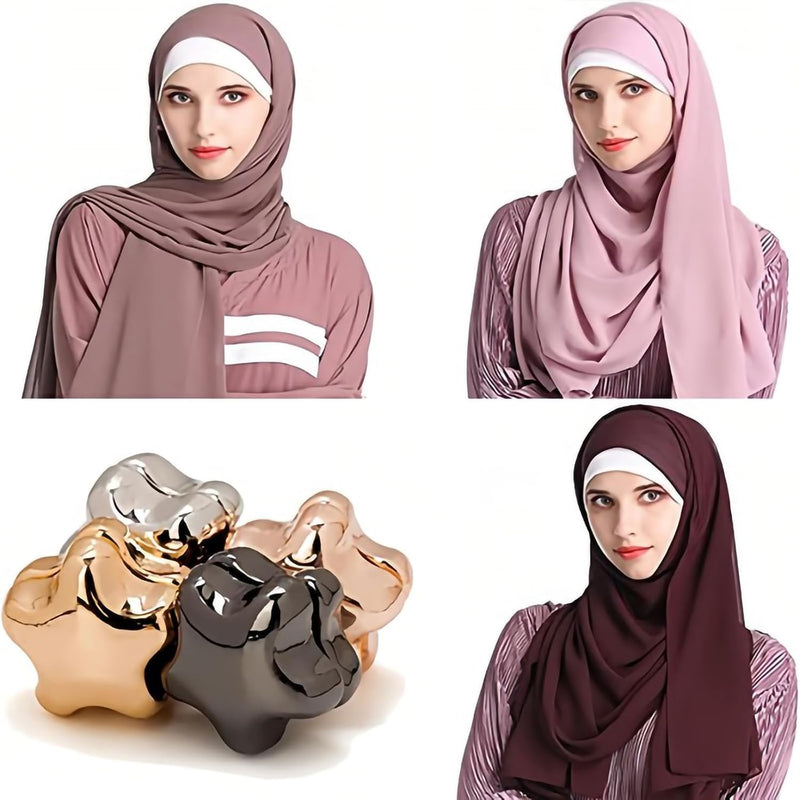 FLAFARY Hijab Magnetic Pins Strongest Commercial Strength Hijab Pins for Women Multi-Use Scarf and Hijab Magnets Pin-less Fabric Magnets