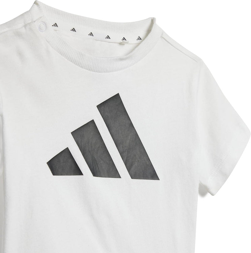 I BL T-SET 160 Suits for Unisex Child WHITE/BLACK 6-9 Months, 1-2 Years