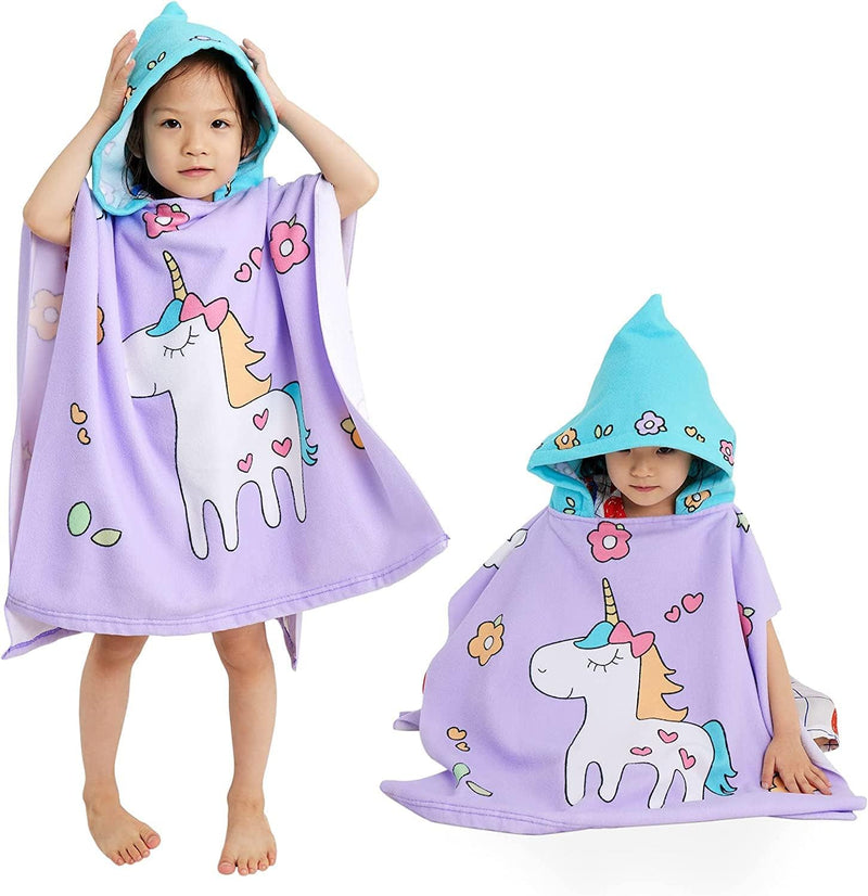 Baby Bath Towel Beach Towel, Thicker Kids Hooded Beach Towel for Boys Girls Softest Hooded Bath Towel Wrap Pool Beach Towel for Babie, Toddler Bathrobe for Kids 3-7 Years (Navy Shark) - ice