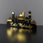 Wooden Islamic Acrylic Table Top | Ramadan Home Decor items

