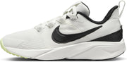 STAR RUNNER 4 NN GS boys LACED SHOES - SUMMIT WHITE/BLACK-BARELY VOLT-WHITE