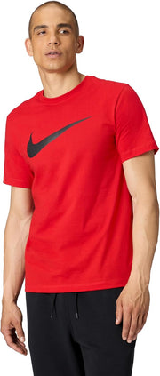 Men's Nsw Icon Swoosh T-Shirt - UNIVERSITY RED/(BLACK)