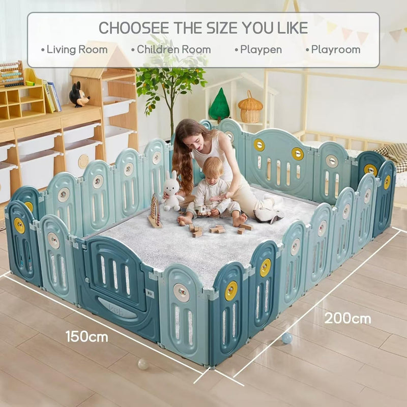 SBHJBY Baby Play Mat for Floor, Thick Memory Foam Tummy Time Mat, Large Non Slip Crawling Mat for Toddlers, Infants, Kids,Yoga Mat, Tatami Mat for Living Room