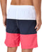 Nautica mens Quick Dry Classic Logo Tri-block Series Swim Trunk Swim Trunks