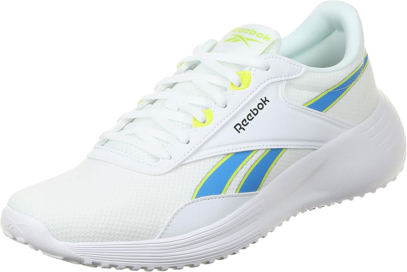 Lite 4 mens Sneaker - White/Kineticblue/Acid Yellow