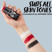 Spooktacular Creations 3 PCS Halloween Makeup Face Body Paint Set Foundation Makeup Waterproof Stick Kit Halloween Eye SFX Zombie Cosplay for Adult Party Dress Up (Black White Red)