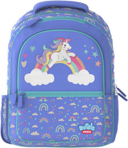 15 Inch School Bag for Boys & Girls - Lightweight & Durable Kids Backpack with Adjustable Straps - Toddler Kids Bookbag, Ideal for Primary School, Picnic, Travel - Unicorn Purple