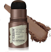 Hairline Powder Stick, Waterproof Hair Root Touch Up Powder for Thinning Hair and Bald Spots, Instant Hairline Shadow Conceals Hair Loss, Root Cover Up for Women and Men (Brown)