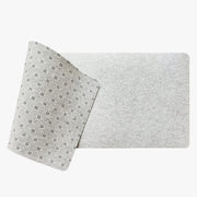 DAWNTREES Felt Desk Pad,Large Keyboard Mat,Office Wool Desk Mat,Keyboard Pad, Extra Large Felt Mouse Pad, Suitable for Computers,Keyboard, Laptops, Offices and Homes. (Light Gray) - Light Gray