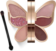 10 Colors Eyeshadow palette with Brush,eye shadow,makeup palette, Long-Lasting Waterproof,eye makeupMatte Naked Eye Shadow, Ultra-Blendable, Easy to use, Professional Matte, Rose Pink - SET D