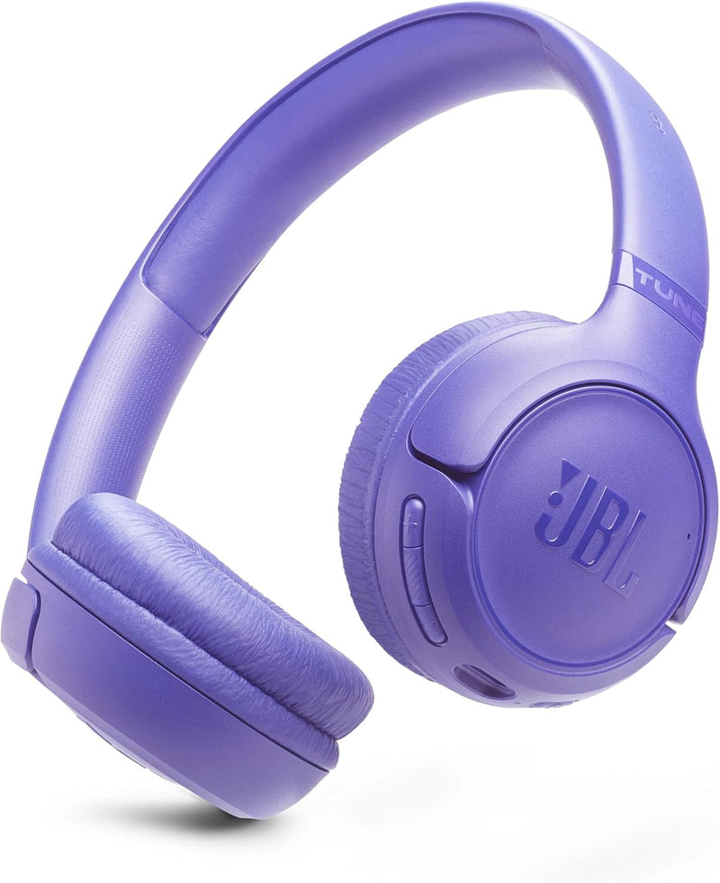JBL Tune 520C USB-C Wired Headphones Hi-Res Audio, Pure Bass Sound, 3-Button Remote, Padded On-Ear Design Purple - JBL TUNE 530BT Lavender