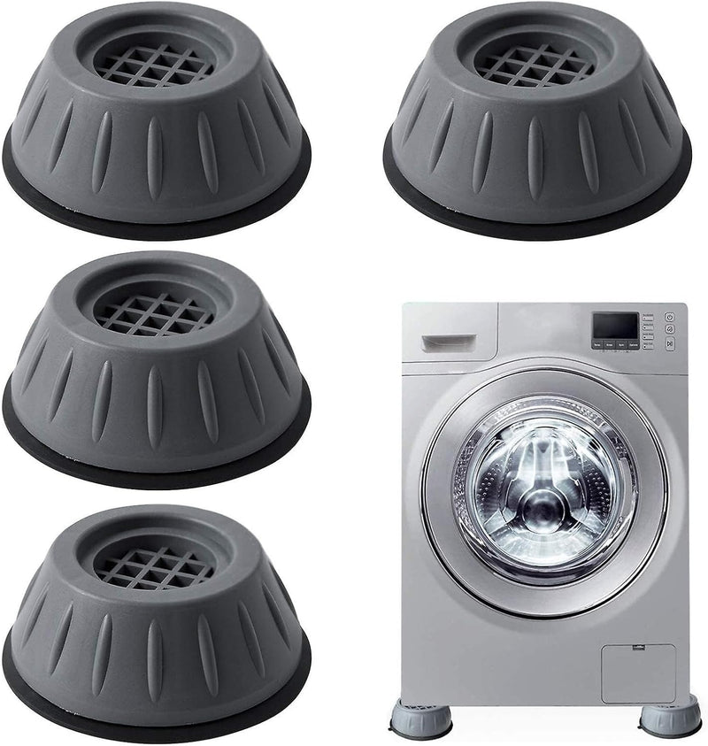 4-Pack Anti-Vibration Pads for Washer & Dryer – Noise Reduction, Shock Absorption, and Slip-Resistant Support for Washing Machines & Dryers