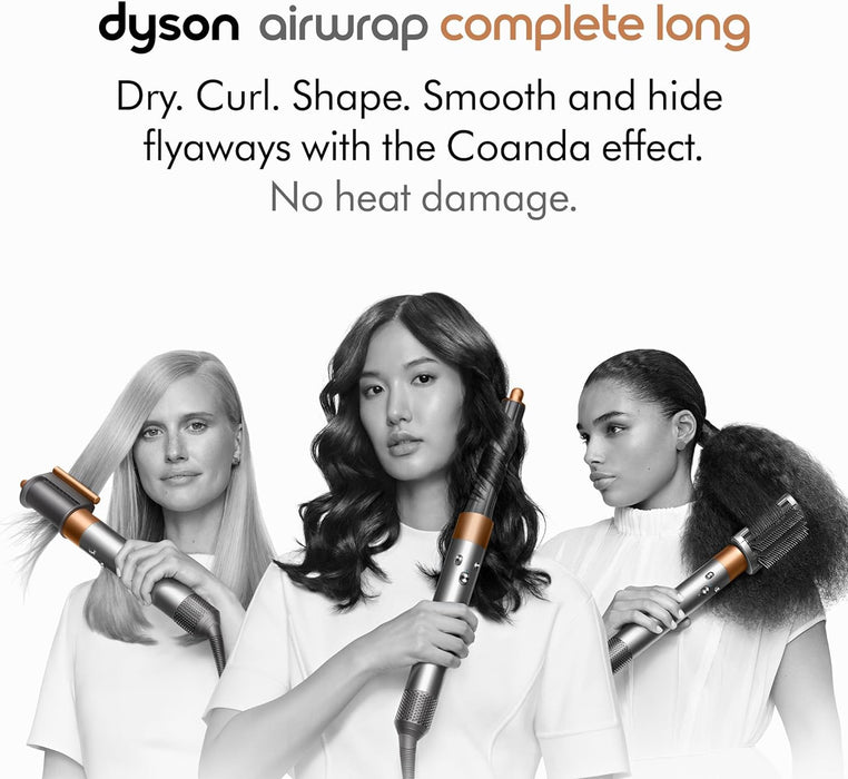 Dyson Airwrap™ Multi-Styler Complete Long, Nickel/Copper