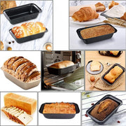 Showay Loaf Pan Bread Baking Mold, Tray, Tin For Home Kitchen Mold