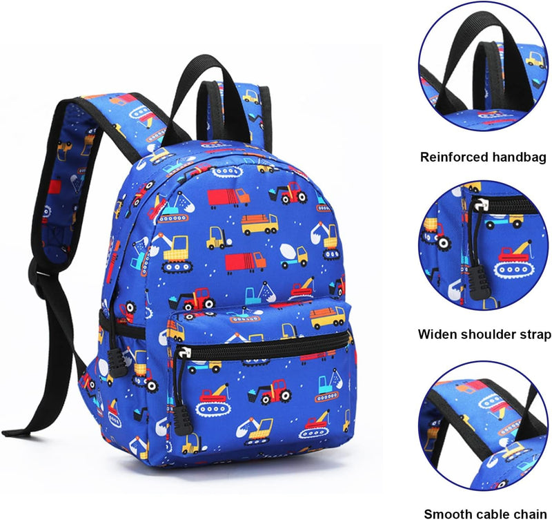 Kids Backpack, Lightweight Preschool Baby Rucksack for Boys Daycare, Preschool and Kindergarten, Perfect Size for School and Travel - A - Style