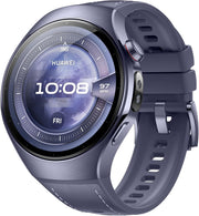 WATCH 5 42mm Smartwatch, Multi-sensing X-TAP technology, Real-Time Fingertip Blood Oxygen, eSIM, Intuitive Smart Gestures, iOS&Android, Beige, 3 months extended HuaweiCare+(Amazon Exclusive) - 46mm Purple
