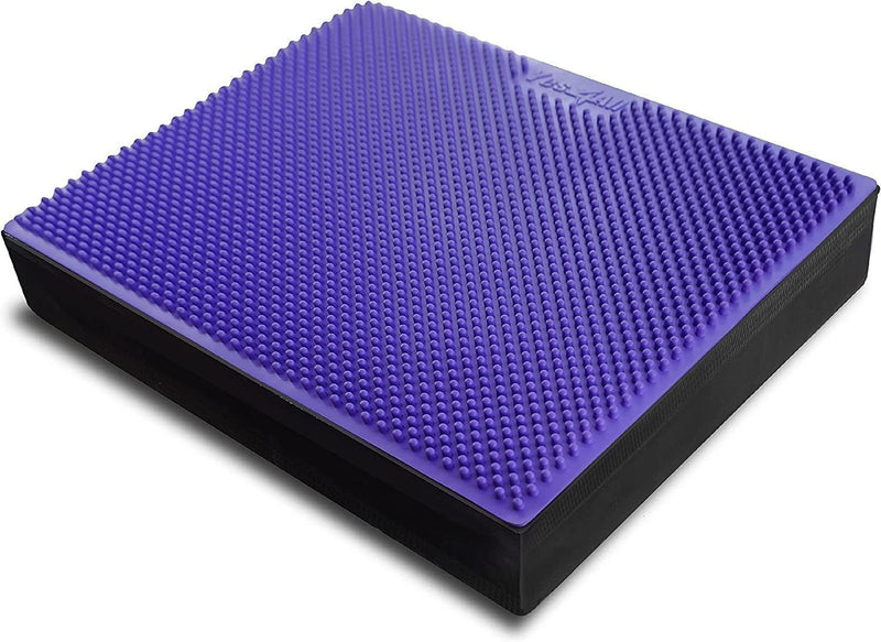Balance Pad, Nonslip TPE Foam Balance Pad with Upgraded Sizes - L, XL, XXL Balance Mat for Fitness, Yoga & Stability Training - Multicolor Options - Purple XL Massage