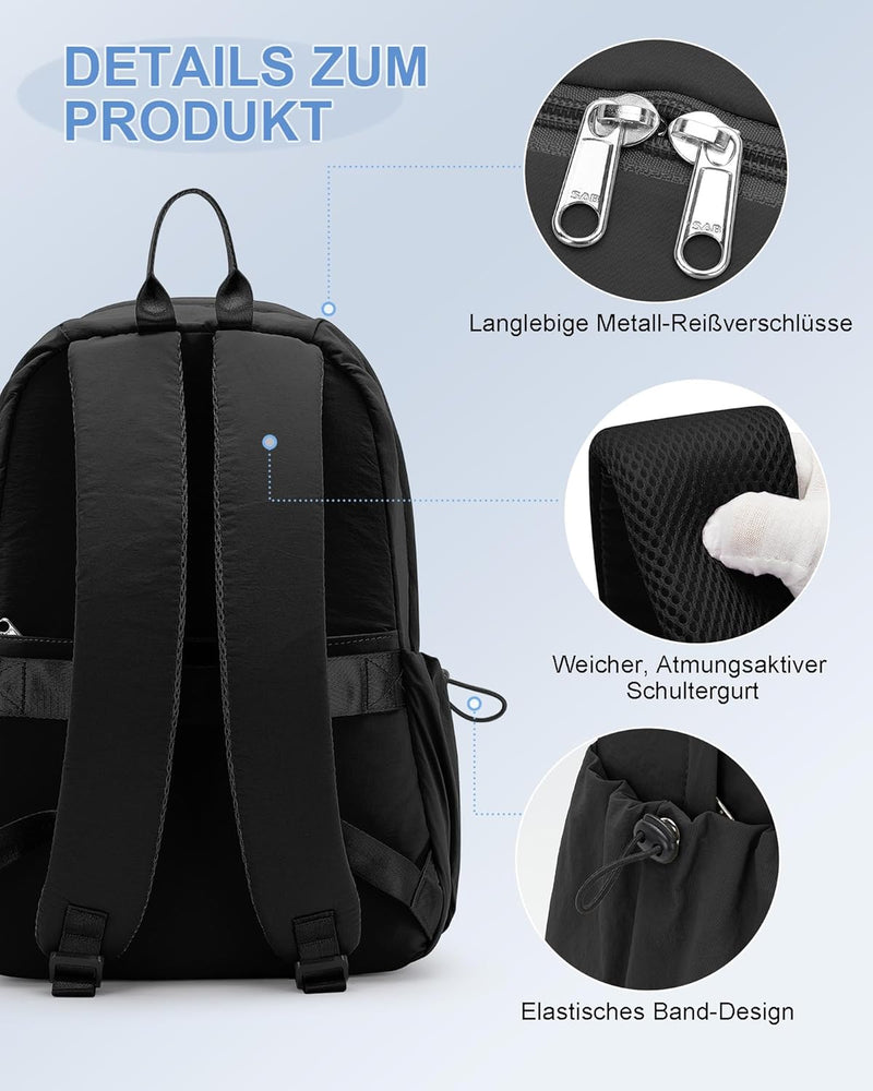 livbote School Backpack Teenager Backpack School Women Men Waterproof Lightweight Daypack Daypack Travel Backpack for Girls Boys