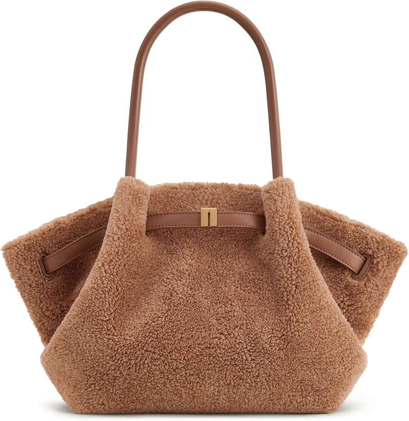 Women's Hana Medium Tote Bag - Coffee Brown