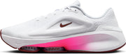 VERSAIR womens LACED SHOES - WHITE/DK TEAM RED-FIERCE PINK-MTLC SILVE