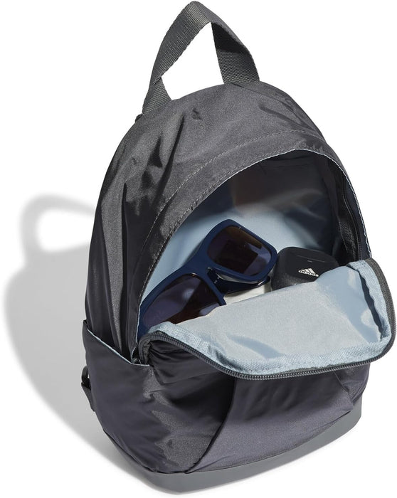 adidas Women's Classic Gen Z Extra Small Backpack, Grey Five/White/Grey Five, One Size