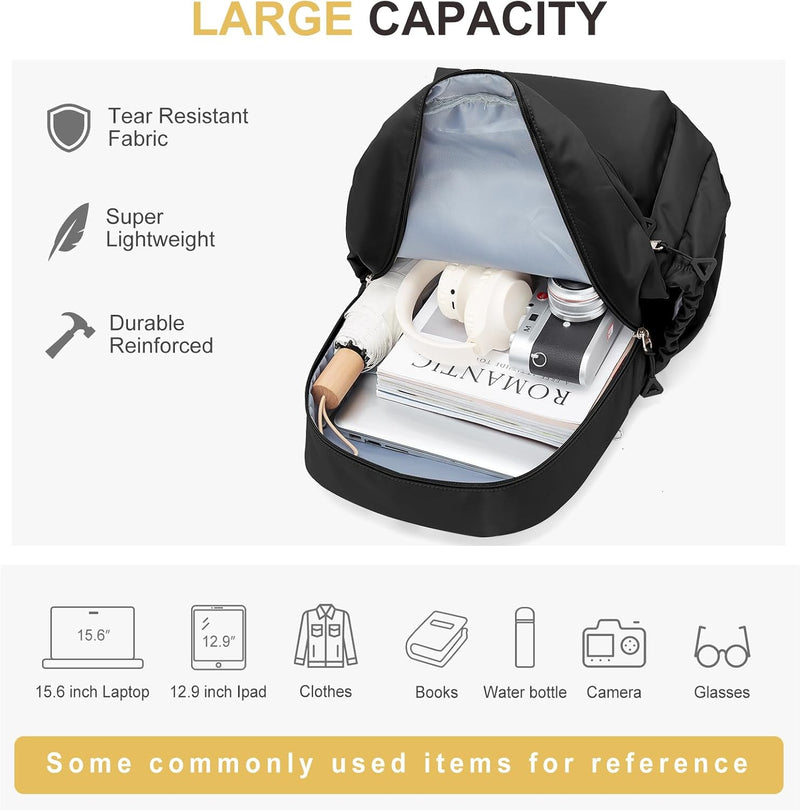 livbote School Backpack Teenager Backpack School Women Men Waterproof Lightweight Daypack Daypack Travel Backpack for Girls Boys