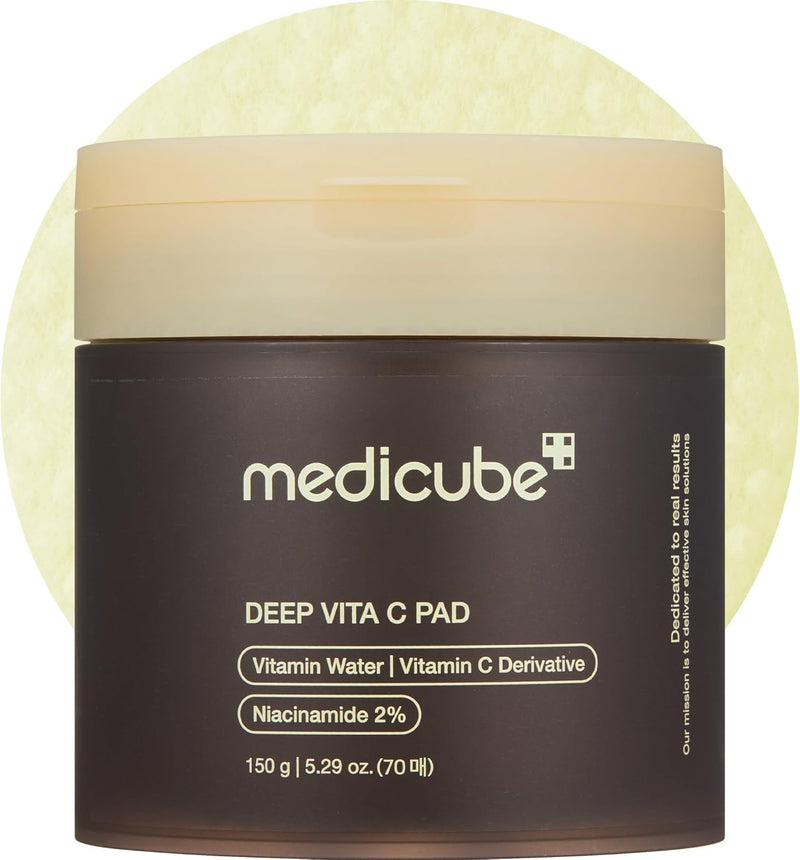 Salmon DNA PDRN Pink Collagen Jelly Pad Korean Gel Toner Pads with Niacinamide, Madecassoside, Retinol Soothing, Radiance & Uneven Skin Tone Korean Skin Care 70Pads - 70 Count (Pack of 1) Deep Vita C Pads