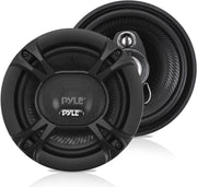 Pyle 2-Way Universal Car Stereo Speakers - 120W 3.5 Inch Coaxial Loud Pro Audio Speaker OEM Quick Replacement Component Vehicle Door/Side Panel Mount Compatible PL31BK (Pair) - 5. 25