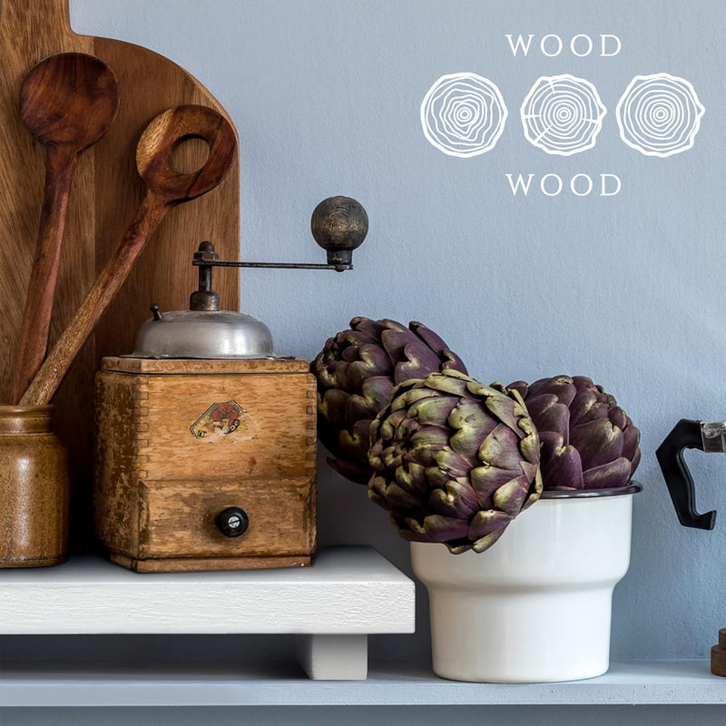 Nuogo Wood Riser Tray Soap, Stand Soap Tray for Kitchen Sink, Wood Pedestal for Kitchen Counter Sink Stand Decorative Rustic Bathroom Dishes for Plant Bottles Candles Display (Natural, 9 x 6 Inch)