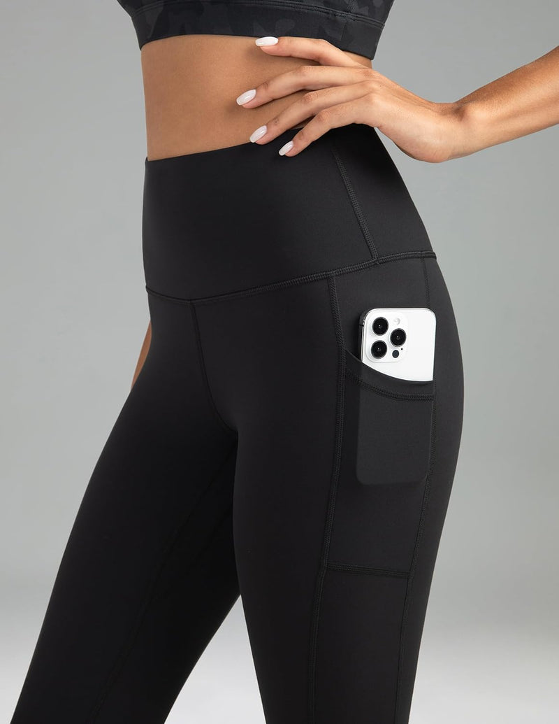 Colorfulkoala Women's High Waisted Tummy Control Workout Leggings 7/8 Length Yoga Pants with Pockets
