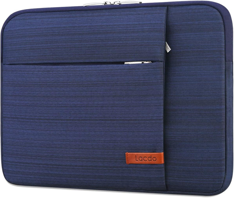 Laptop Sleeve Case for 13 inch Microsoft New Surface Pro 11th Copilot+PC, Surface Pro 10/9/8/X/7/6/5, 12.4 inch Microsoft Surface Laptop Go 3/2/1 Shockproof Water-Resistant Computer Bag, Gray - New MacBook Pro 16 Inch Blue