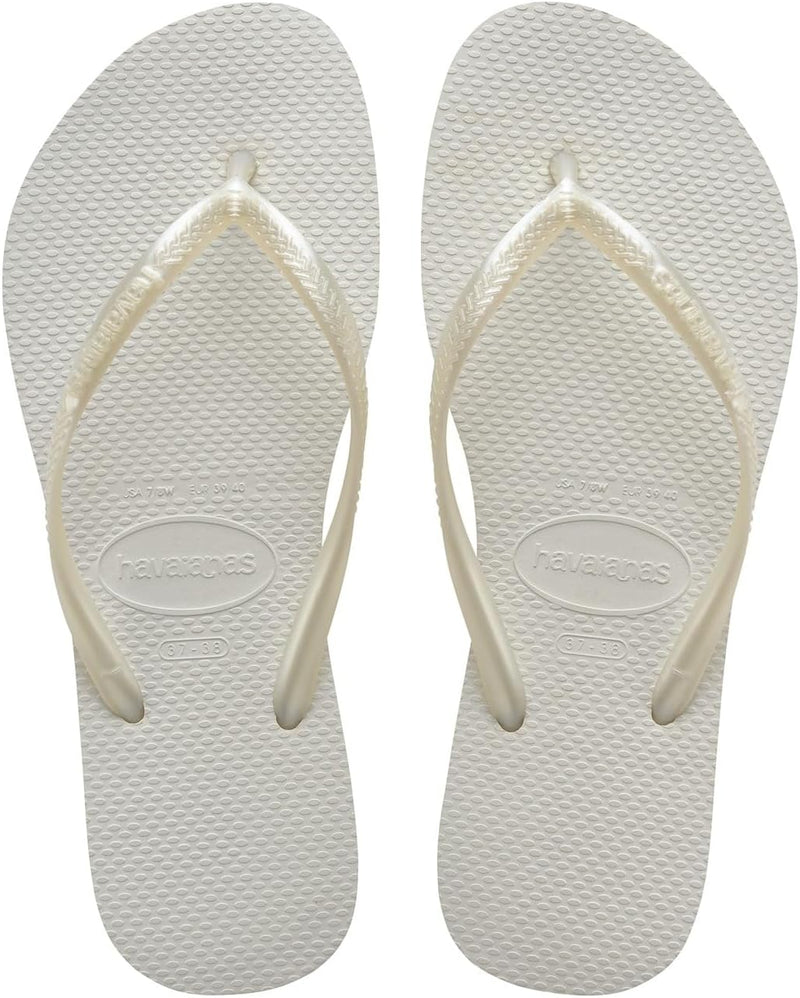 Slim, Zehentrenner Damen - White