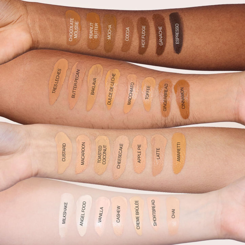 Huda Beauty Easy Blur Natural Airbrush Foundation, Custard 220N, 30ml