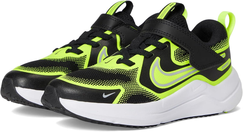 Cosmic Runner PS unisex-child LACED SHOES - BLACKWOLFGREY-VOLT