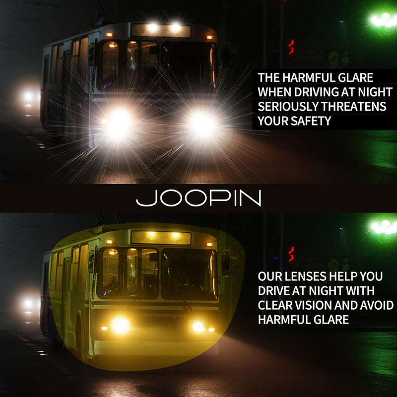 Joopin Rectangular Polarized Aviaion Sunglasses for Men Retro Military Shades Driving UV Protection