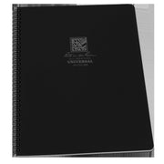 Rite in the Rain Weatherproof Side Spiral Notebook, 4.875" x 17.8 cm, Blue Cover, Universal Pattern (No. 273)", 1 pack - 8Â½ x 11-Inch Black