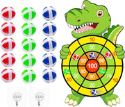 YREYBN Sticky Balls Dinosaur Dart Board Kids Toys 3-8 Year Old Boys Birthday Gifts